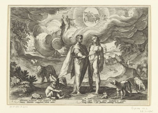 Prometheus gives fire to mankind