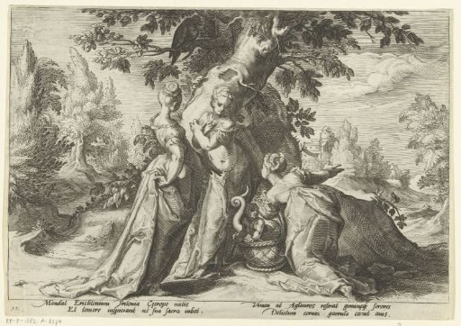 Daughters of Cecrops Open the Basket of Minerva