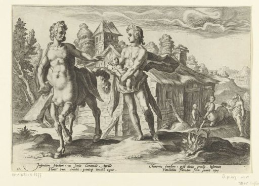 Apollo Entrusts Asclepius to Chiron