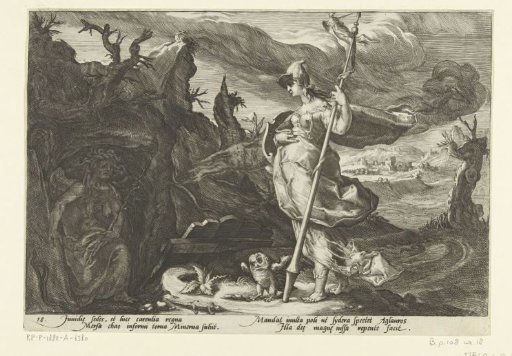 Minerva Asks Envy to Inspire Jealousy in Aglauros