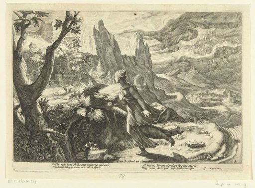 Thisbe Fleeing from a Lion