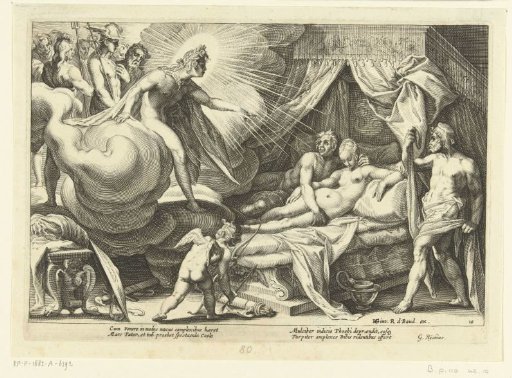 Venus and Mars Surprised by Apollo