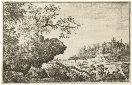 Landscape with a Fallen Tree Branch