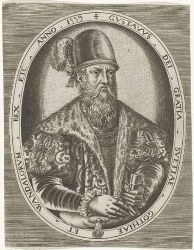 Portrait of King Gustav I of Sweden