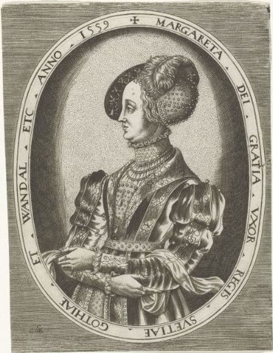Portrait of Queen Margaret Leijonhufvud of Sweden