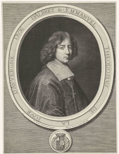 Portrait of Cardinal Emmanuel Théodore de la Tour d'Auvergne