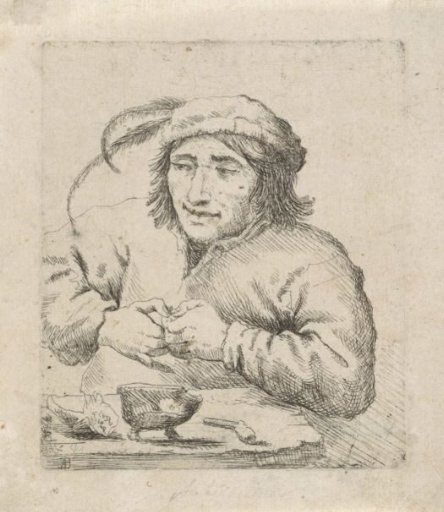 Man Filling His Pipe
