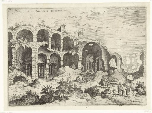 Third view of the Colosseum in Rome