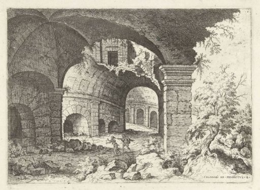 Eighth view of the Colosseum in Rome