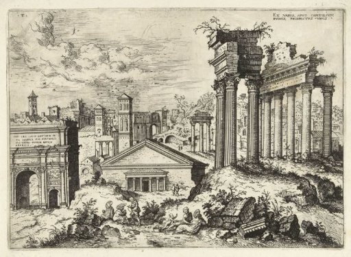 View of the Roman Forum from the Capitol