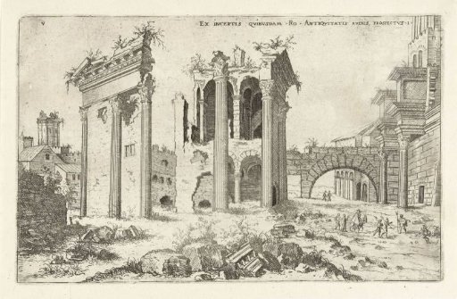 View of the Forum of Nerva