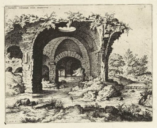 View of a Ruin at Rome