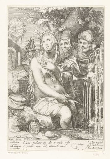 Susanna Bathing and Threatened by Two Elders