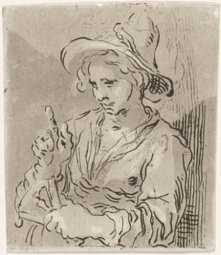 Woman with a Fan