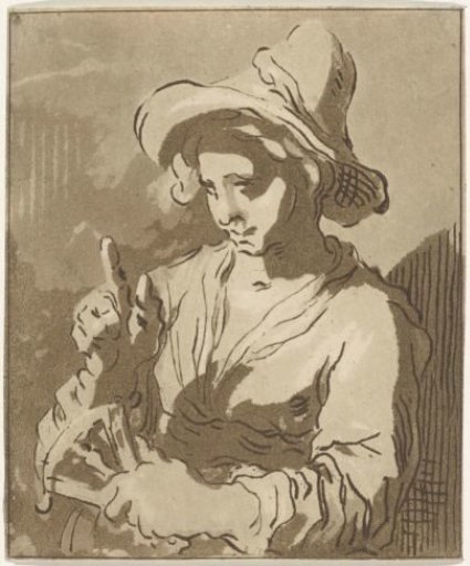 Woman with a Fan