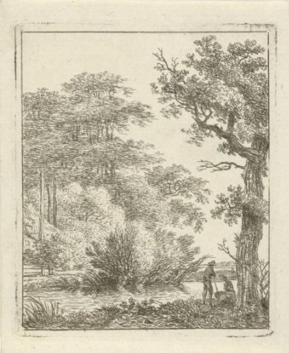 Two Figures at a Brook