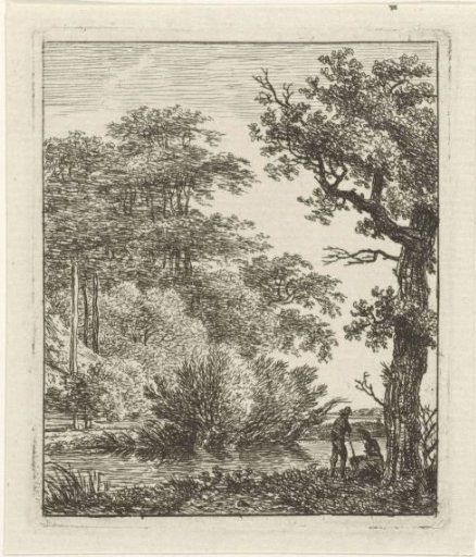 Two Figures at a Brook