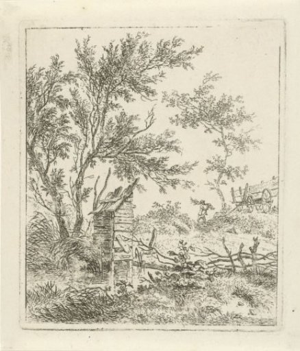 Landscape with a wood gatherer