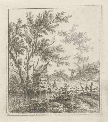 Landscape with a wood gatherer