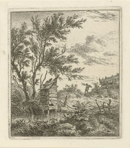 Landscape with a wood gatherer