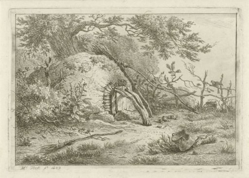 Stove with brooms