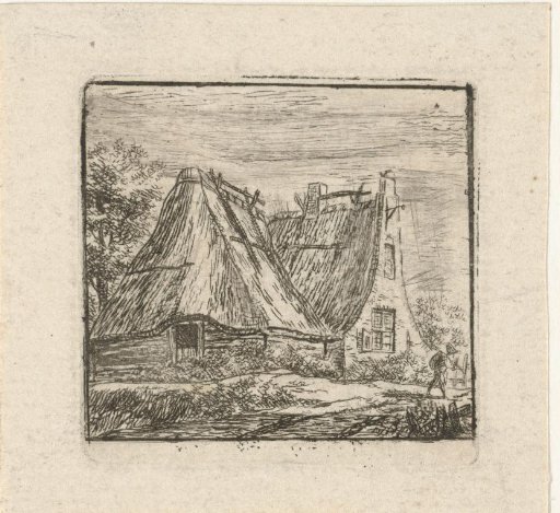 View of a farm with barn