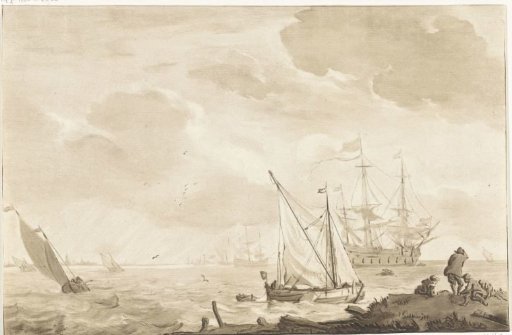 Warship at the Beach