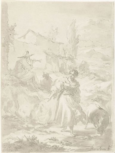 Shepherd with shawm
