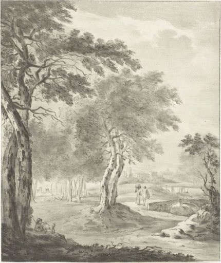 Landscape with Hunter and Dog