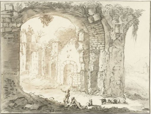 Landscape with a ruin