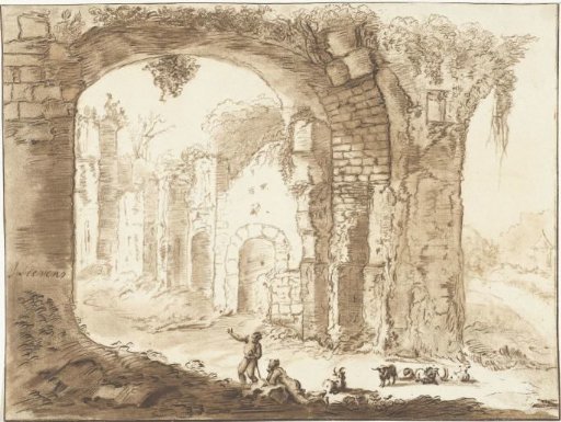 Landscape with a ruin