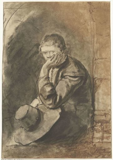 Seated man