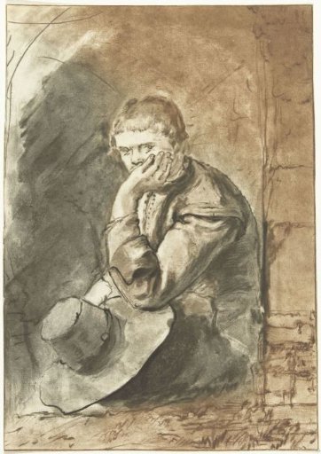 Seated man