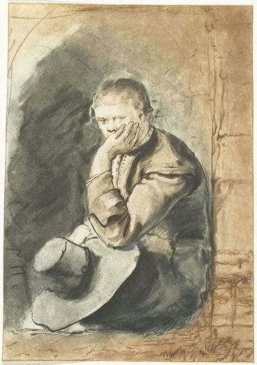 Seated man
