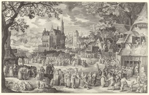 Peasant Fair Before the Weigh House on the Village Square