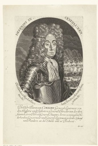 Portrait of Baron Menno van Coehoorn