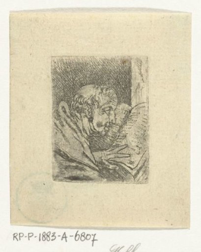 Monk reading the Bible