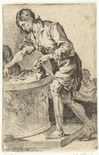 Man Counting Money