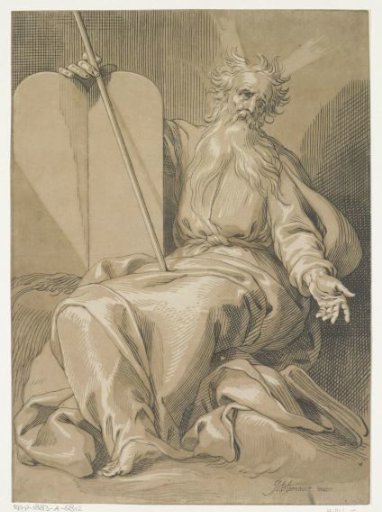 Moses with the tablets of the law