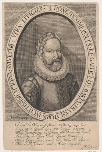Portrait of poet Joshua Sylvester