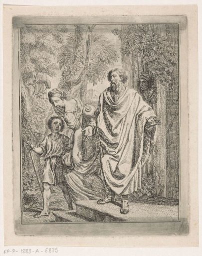 Abraham drives out Hagar and Ishmael