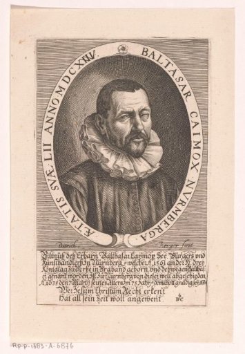Portrait of Balthasar Caimox at the age of 52