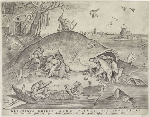 Big fish eat the little fish