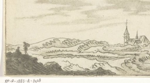 Dune landscape with a church