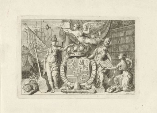 Allegory on the majority of William V, 1766