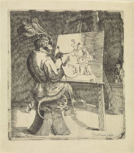 Painting monkey