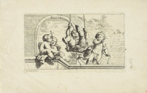Putto on a Swing