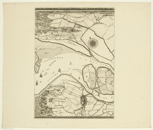 Map of the Maas from Rotterdam to the North Sea (second part)