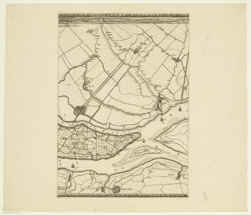 Map of the Maas from Rotterdam to the North Sea (third part)