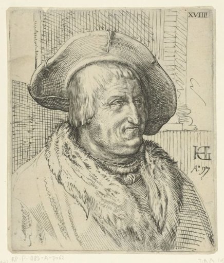 Portrait of a man with a hat